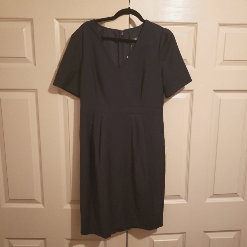 J Crew Wool Sheath Dress Size 12